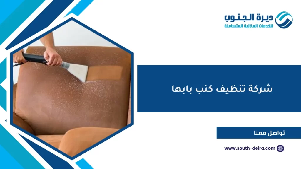 شركة تنظيف كنب بابها