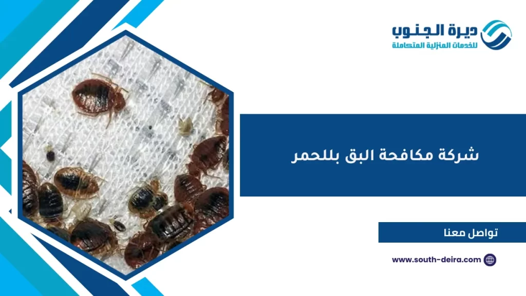 شركة مكافحة البق بللحمر