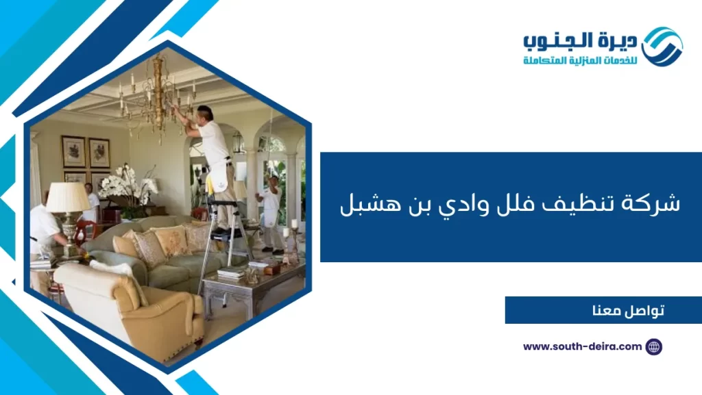 شركة تنظيف فلل وادي بن هشبل