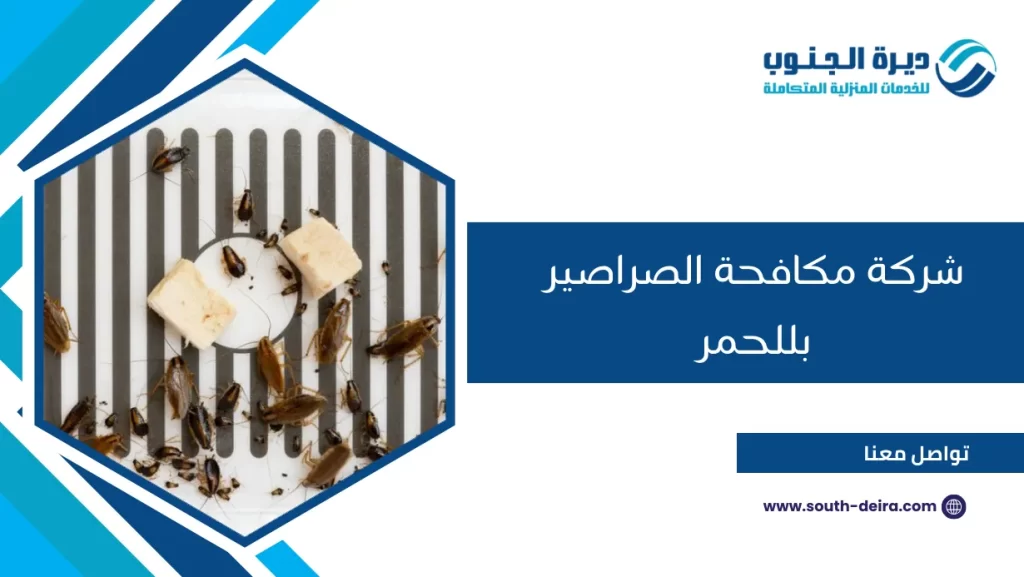 شركة مكافحة الصراصير بللحمر