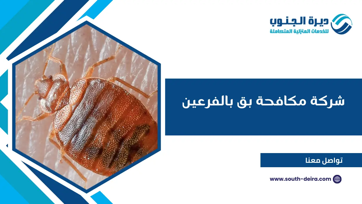 شركة مكافحة بق بالفرعين