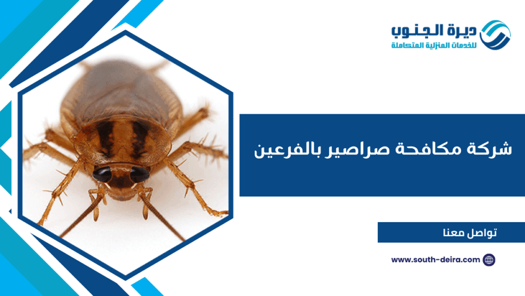 شركة مكافحة صراصير بالفرعين