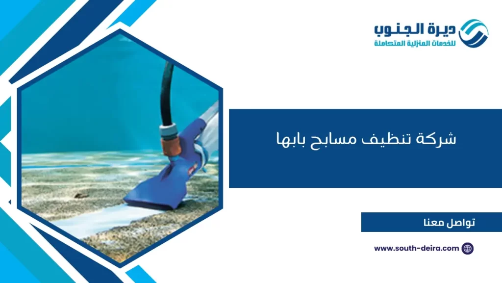 شركة تنظيف مسابح بابها