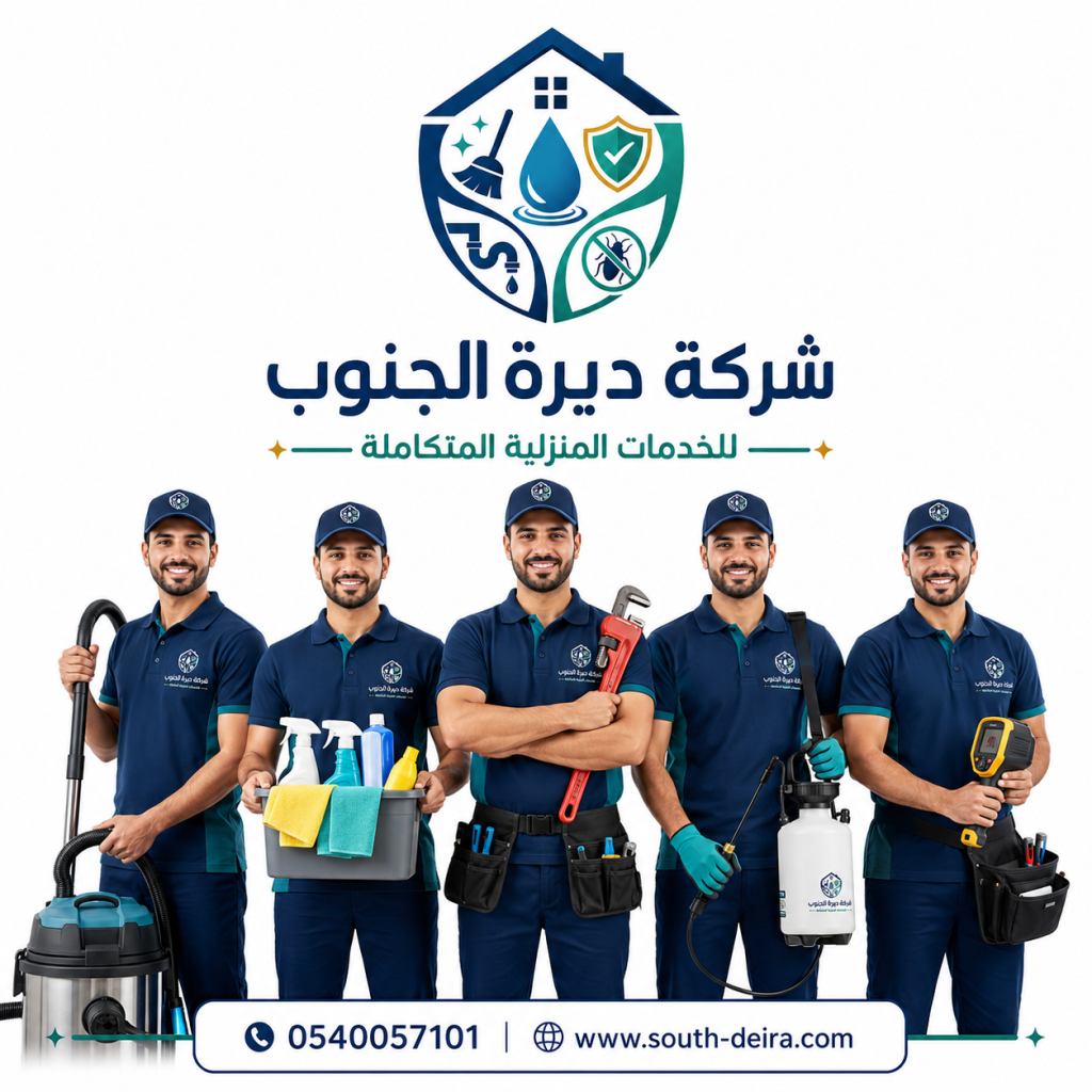 فريق شركة ديرة الجنوب للخدمات المنزلية المتكاملة